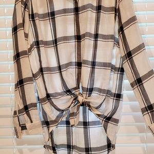 LOFT button-up tunic